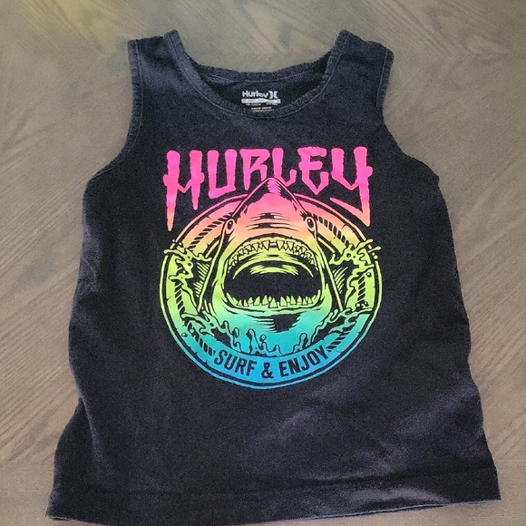 Hurley Other - Hurley Kids Rainbow Shark Tank Top